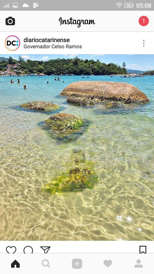 Casa De Praia Ponta Dos Ganchos De Fora โกเวร์นาดอร์ เซลโซ รามอส ภายนอก รูปภาพ